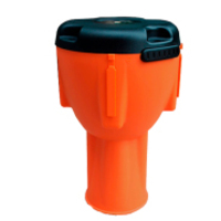 Блок с лентой для конуса 9 м (красно-...