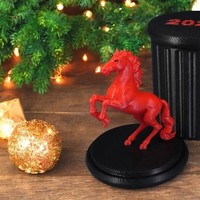 Фигурка Красная Лошадка Символ года 2026