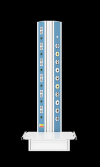 Настенная вертикальная медицинская ко...