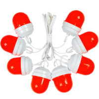 Дорожная сигнальная гирлянда из фонар...