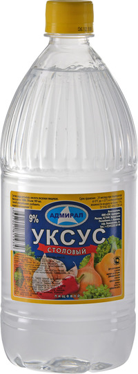 Уксус столовый пищевой 9% 1,0л