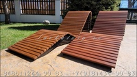 Шезлонги парковые из лиственницы