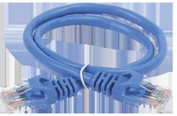 Патч-корд UTP кат.5e, 1 м, RJ45-RJ45,...