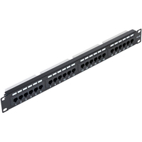 Патч-панель в шкаф 19" 1U, порты: 24 ...