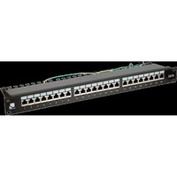 Патч-панель в шкаф 19" 1U, порты: 24 ...