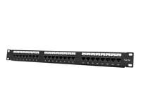Патч-панель 19" 1U, порты: 24 x RJ-45...