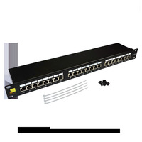 Патч-панель в шкаф 19" 1U, порты: 24 ...