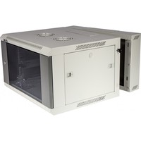 Шкаф настенный 6U 600x600 мм, стекло,...