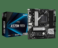 Материнская плата ASRock A520M PRO4, ...