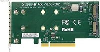 Адаптер Supermicro AOC-SLG3-2M2, 2x N...
