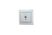 Розетка RJ-45 скрытый монтаж, белый, ...