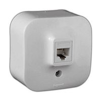 Розетка RJ11 открытый монтаж категори...