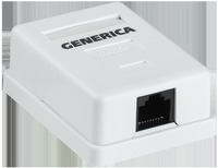 Розетка RJ-45 открытый монтаж категор...