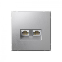 Розетка RJ-45 скрытый монтаж категори...