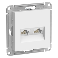 Розетка RJ-45+RJ-45 скрытый монтаж ка...