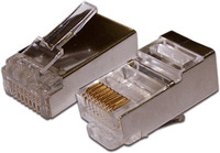 Коннектор RJ-45 8P8C категория 6a, эк...