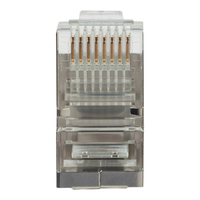 Коннектор RJ-45 8P8C категория 5e, 10...