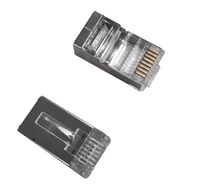 Коннектор RJ-45 8P8C категория 5e, эк...