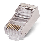 Коннектор RJ-45 8P8C категория 6, экр...