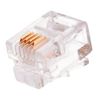 Коннектор RJ-11 категория 3, 100шт., ...