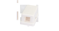 Корпус настенной розетки Netlan для 1...