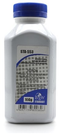 Тонер B&amp;W STA-553, бутыль 100 г, ...