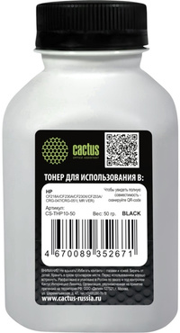 Тонер Cactus, бутыль 50 г, совместимы...
