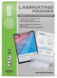 Пленка для ламинирования Cactus 75мкм...