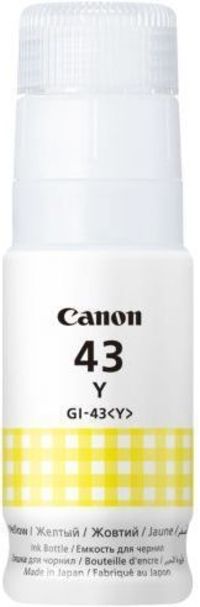 Чернила Canon GI-43Y, 60 мл, желтый, ...