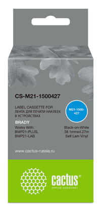 Кассета с лентой Cactus, 3.81 см x 4....