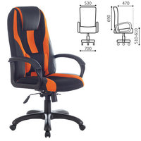 Кресло игровое Brabix Rapid GM-102 че...