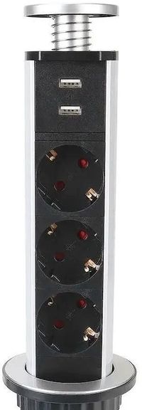 Сетевой фильтр PREMIER 3R USB, 3-розе...