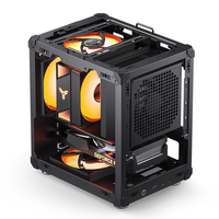 Корпус JONSBO C6-ITX Black, Mini-ITX,...