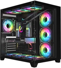 Корпус 1STPLAYER MEGAVIEW MV8-TP, ATX...
