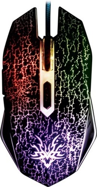 Мышь проводная Qumo BlackOut M03, 320...