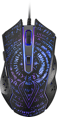 Мышь проводная Qumo Valhalla, 3200dpi...