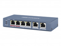 Коммутатор Hikvision DS-3E0106HP-E, к...