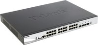 Коммутатор D-link DGS-1510-28XMP, упр...