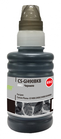 Чернила Cactus CS-GI490BKB, 100 мл, ч...