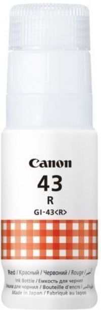 Чернила Canon GI-43R, 60 мл, красный,...