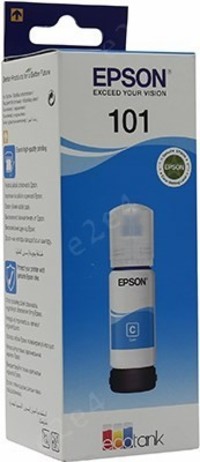 Чернила Epson 101, 70 мл, голубой, ор...