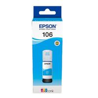 Чернила Epson 106, 70 мл, голубой, ор...
