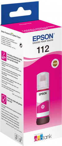 Чернила Epson 112, 70 мл, пурпурный, ...