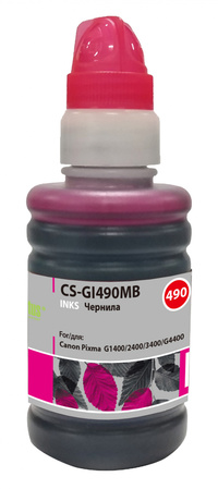 Чернила Cactus CS-GI490MB, 100 мл, пу...