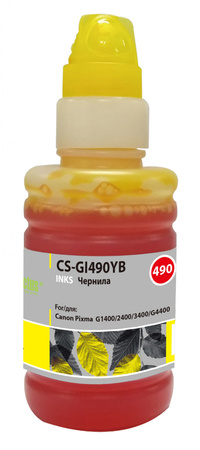 Чернила Cactus CS-GI490YB, 100 мл, же...