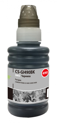 Чернила Cactus CS-GI490BK, 100 мл, че...