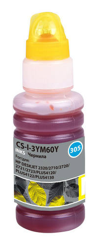 Чернила Cactus CS-I-3YM60Y, 100 мл, ж...