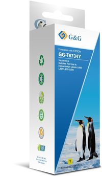 Чернила G&amp;G GG-T6734Y, 100 мл, же...