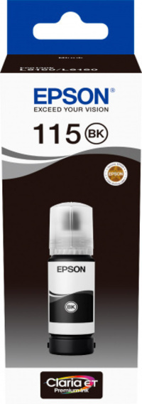 Чернила Epson 115BK, 70 мл, черный, о...
