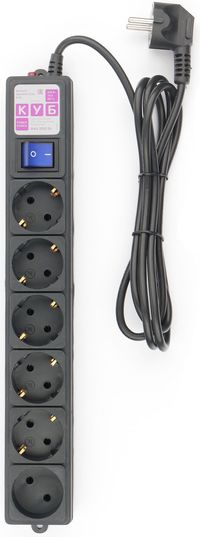 Сетевой фильтр PowerCube SPG6-B-1,9M,...